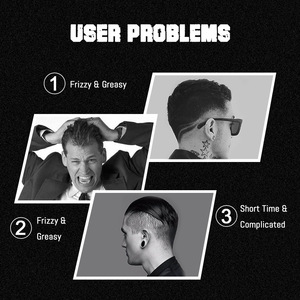 Set da Viaggio Tre Pezzi per Capelli da Uomo: Cera Modellante, Pomata di Precisione e Gel Fissante Effetto Argilla – Lunga Durata e Lisciante - Product Image 3