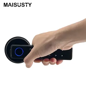 Biometric Fingerprint Smart Door Lock Cerradura Smart Home Design Door Handle Lock for Office Airbnb