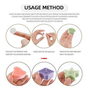 La migliore vendita di dischi autoadesivi Super forti adesivi in carta e pellicola rotondi biadesivo - Product Image 3