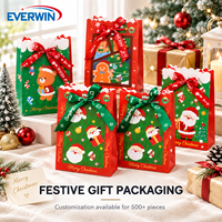 Offre Spéciale : Boîte Cadeau Préformée Robuste, Pliable, Recyclable et Faite à la Main, Auto-érigible pour Emballage de Cadeaux de Noël, Boutiques et Vente au Détail