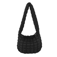 Sac fourre-tout matelassé léger en coton, grande capacité, style coréen, pour femme, idéal pour le shopping – Nouvelle collection en promotion directe usine