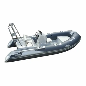 Vente flash : bateau pneumatique à rames en PVC Hypalon 390/13 pieds avec moteur hors-bord - Product Image 2