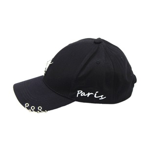 Casquette de baseball en coton unisexe avec anneaux, motif Tour Eiffel de Paris, pour hommes et femmes, protection solaire d'été - Product Image 5