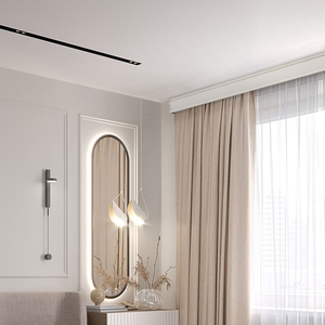 ZSHINE fabbrica vendita calda alluminio doppia tenda binari aste tendaggi Pelmet Valance Box per finestra - Product Image 5