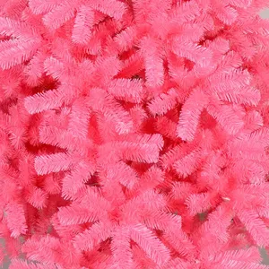 Weeding Decorations Pink Christmas Tree Luxury Pvc 7.5ft Christmas Tree Ornaments <b>Stocking</b> Colorful Decorated <b>Xmas</b> Tree - Product Image 4