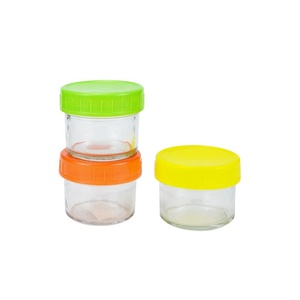 Glass Baby Food Storage Containers Food Jars with Lids Microwave Dishwasher Babies glass box