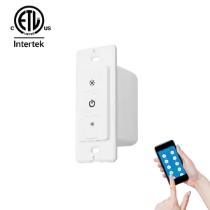 120-277V 300W Load Tuya Smart In-wall Dimmer Alexa Google Home WIFI Dimmer Switch