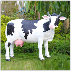 Offre Spéciale <span class=keywords><strong>Vache</strong></span> Statue Animaux Produits et Accessoires Sculpture Zoo Décoration À Vendre - Product Image 2