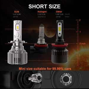 Auto coche Led faro 12V 24V 160W sol diseño H7 6000K 3570 CSP H11 9006 9005 <span class=keywords><strong>precio</strong></span> de fábrica Led faros bombilla - Product Image 4