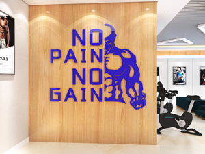 Adesivo Acrilico Personalizzato per <span class=keywords><strong>Palestra</strong></span>, Impermeabile, Decorativo, in Inglese - Product Image 4