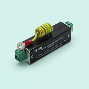 Parafoudre 10 kA CA 220 V en alliage <span class=keywords><strong>d</strong></span>'aluminium pour systèmes électriques domestiques et vidéosurveillance - Product Image 1