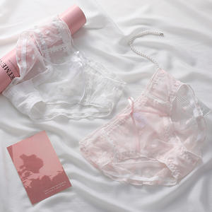 Whoelasale nouvelles filles très chaudes respirantes à la mode de <span class=keywords><strong>haute</strong></span> qualité portant des culottes en satin pour les femmes - Product Image 3