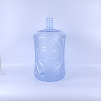 Vente en gros Bouteille d'eau PET en plastique PC de 5 litres, 5 litres, 7L, 11L, 15L, 20 litres, 5Gal, 3L avec logo personnalisé