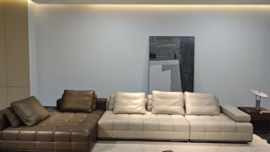 Sofá <span class=keywords><strong>cama</strong></span> de cuero suave y cómodo para sala de estar, sofá modular seccional Householod de nuevo estilo - Product Image 3