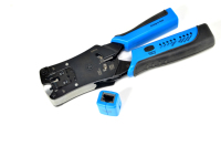 Conector de prueba de Cable Utp Stp Rj45 Rj11 Rj22 Test Cat3 Cat 5 Cat 6 Cables de enchufe Modular Herramienta de prensado Probador de cables Crimpadora