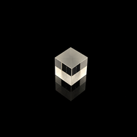 Prisme cube optique de haute précision en verre avec revêtement AR pour système optique d'alignement laser