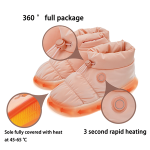 Chaussures chauffantes lavables chaussures chauffantes portables <span class=keywords><strong>batterie</strong></span> Usb Rechargeable <span class=keywords><strong>ski</strong></span> fièvre chaude foulard silencieux chaussures de luxe - Product Image 2