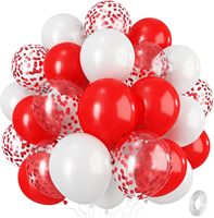 Ensemble de 30 ballons en latex multicolores, ballons confettis métalliques, combo pour mariage, anniversaire, décoration de fond photo