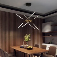 Lustre Led moderne pour salon, salle à manger, cuisine, chambre à coucher, style nordique, doré, décoration de maison, lampe suspendue au plafond