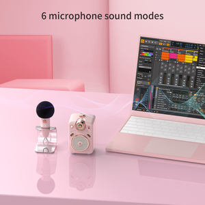 Divoom Fairy-<span class=keywords><strong>OK</strong></span> Mini haut-parleur karaoké rétro avec microphone Fonction karaoké avec changement de voix, <span class=keywords><strong>radio</strong></span> FM, carte TF - Product Image 6