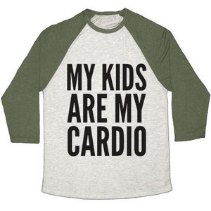 ลูกๆของฉันคือเสื้อเบสบอลสามตัวแบบคาร์ดิโอสำหรับทุกเพศ - Product Image 5