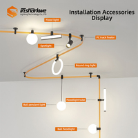 Solution commerciale magnétique flexible d'éclairage moderne de voie de 30W LED pour le verre 48V DC de maison pour le salon d'intérieur boutique hôtel