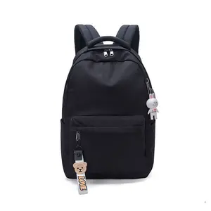 Toptan laptop sırt çantası unisex okul çantası USB şarj ile şık sırt çantası su geçirmez laptop packsack