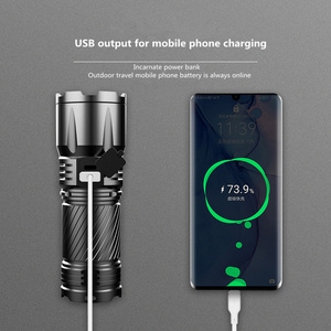 Helius công suất cao <span class=keywords><strong>LED</strong></span> Long Range Wick Telescopic Zoom ngân hàng điện có thể sạc lại không thấm nước <span class=keywords><strong>LED</strong></span> Lantern Torch lihgt đèn pin - Product Image 5