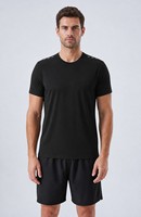 T-shirt de sport pour homme de haute qualité, respirant, en tissu 100% polyester, anti-humidité, course à pied, design personnalisé OEM, impression de logo, gym