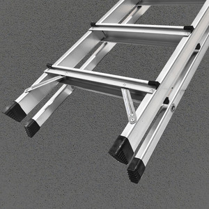 Sgabello Pieghevole Antiscivolo a Pioli Larghi, Scala per Scale, <span class=keywords><strong>Casa</strong></span>, <span class=keywords><strong>Lavoro</strong></span> all'Aperto, Scala Leggera e Portatile con Capacità di 150 kg - Product Image 5