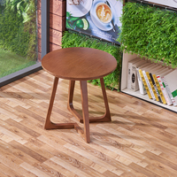 Ensemble de meubles en bois rond très vendu, tables à manger au design moderne pour café