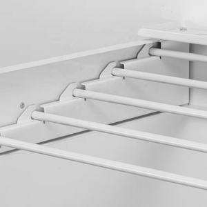 Blanc caché nouveau modèle pliable étendoir à linge nouvelle Version séchoir pour appartement utiliser étendoir à vêtements à code couleur - Product Image 5