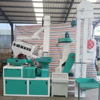 Capacité de 15 à 25 tonnes/jour, 220V/380V, combinant décortiqueuse de riz paddy, moulin à riz, nettoyeur, désherbeur, séparateur