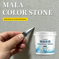 Peinture artistique en pâte Mara pour pierre colorée, imperméable, ignifuge, anti-poussière, faible rétrécissement, en seau, directement de l'usine