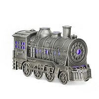 Diffuseur d'aromathérapie ultrasonique portable style train, humidificateur d'air à brume froide, humidificateur d'huiles essentielles, best-seller