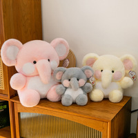 Boneka Gajah Kecil Lucu Berkualitas Tinggi, Super Lembut, Isi Kapas PP, Dapat Dicuci, Hadiah Hari Valentine