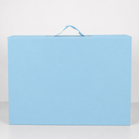 Faltbare Magnetische Flache Geschenkbox aus Karton mit Griff und Individuellem Logo für Kleidung, Schuhe, Bekleidung, Einzelhandel und Geschenkverpackungen