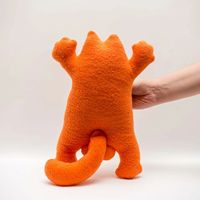 Cadeaux amusants d'accessoires de voiture personnalisés pour animaux, jouet en peluche doux en peluche, chat Simons