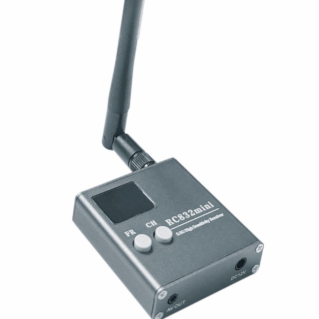 FPV 4.9G 5.8G Wireless Audio-Video Receiver - RC832mini