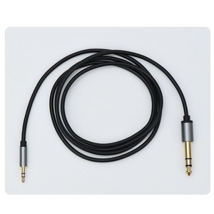1m 3.3ft 3.5mm a 6.35mm Stereo cavo Audio <span class=keywords><strong>1</strong></span>/<span class=keywords><strong>4</strong></span> <span class=keywords><strong>1</strong></span>/8 cavo Audio da 3.5mm maschio a maschio per microfono amplificatore per chitarra e altoparlante - Product Image 2