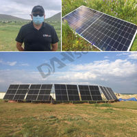 Panel Surya Monokristalin Silikon 10BB Terbaru 560W 550W 1000W untuk Instalasi Surya Atap Rumah