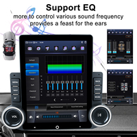 Autoradio universel 9,7 pouces Android Stéréo pour voiture 4G WIFI GPS FM BT Carplay Mirror Link Écran tactile Multimédia