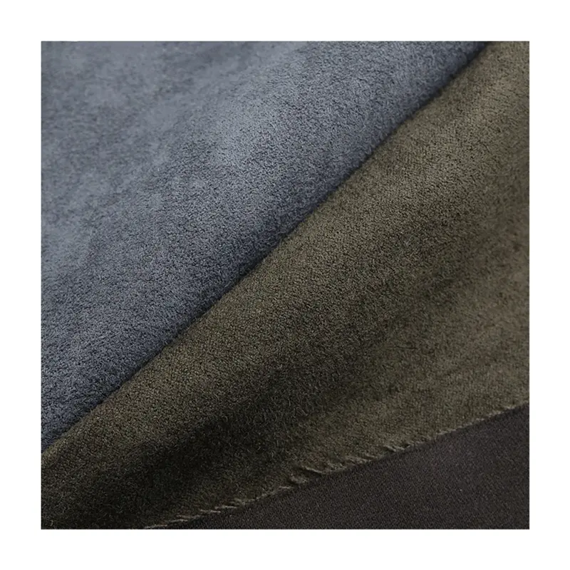 mock suede fabric two way microfiber soft suede cloth synthetic faux suede upholstery fabric by the yard for handbag dress