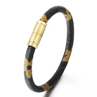 2023 Célèbre Bracelet en Cuir de Marque Designer Vintage Plaid Luxe Bangle Hommes Femmes Bijoux Mode Pulsera De Moda