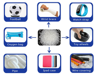 Granulés de TPU de qualité moulage par injection supercritique, poudre légère à rebond élevé pour semelles intermédiaires/semelles intérieures/amortisseurs de chaussures de sport
