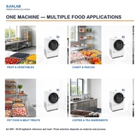 SJ-30H 30-45kg Batch Commerciële Vacuüm Vriesdroger met 18 Trays voor Fruit, Vlees, Zeevruchten, Koffie en Huisdierenvoer