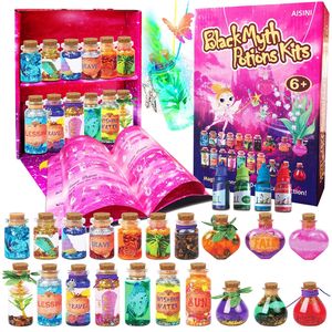 Ensemble de flacons de potion de petite sorcière magicienne, jouets DIY, jouets magiques à l'eau, cadeaux magiques, <span class=keywords><strong>expérience</strong></span> <span class=keywords><strong>scientifique</strong></span> - Product Image 1