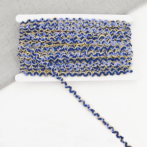Atacado DIY 1cm Costura Têxtil Lace Barato 13m Net Malha Lantejoulas Pequena Fita Trimming Costume Dancewear Onda Lace Trim - Product Image 5