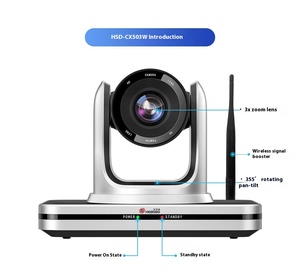Camera hội nghị không dây macroview HD 4K 8.5 triệu pixel 2.4G USB Zoom quang học miễn phí trình điều khiển góc rộng bỏ phiếu hongshido - Product Image 5