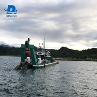DINGKE Chine Sagement Utilisé 14/18 Pouces Hydraulique de Dragueur D'aspiration de Coupeur De Sable De Vente